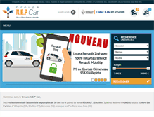 Tablet Screenshot of nep-car.com